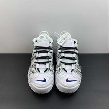Cargar imagen en el visor de la galería, Air More Uptempo White Midnight Navy White Custom DH9719 100