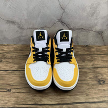 Cargar imagen en el visor de la galería, Air Jordan 1 Low White Yellow Black CZ4776-107