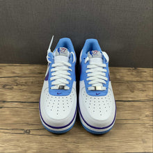 Cargar imagen en el visor de la galería, Air Force 1 07 LV8 EMB Lakers NBA 75th White Coast Field Purple White DC8874 101