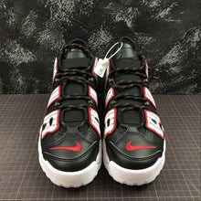 Cargar imagen en el visor de la galería, Air More Uptempo 96 Black White University Red AV7947-001