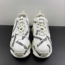 Cargar imagen en el visor de la galería, Balenciaga Tripe S Logotype White Black