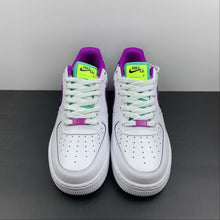 Cargar imagen en el visor de la galería, Air Force 1 07 LV8 2 White Green Purple DX3993-100