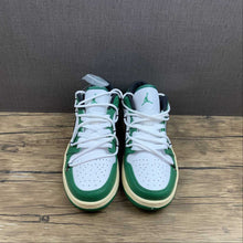 Cargar imagen en el visor de la galería, Air Jordan 1 Low White Stadium Green-Black 553558-129