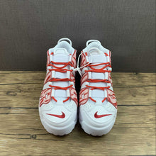 Cargar imagen en el visor de la galería, Air More Uptempo 96 White Varsity Red-White Custom 921948-102