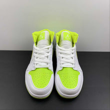 Cargar imagen en el visor de la galería, Air Jordan 1 Mid White Atomic Green White (2022) BQ6472-131