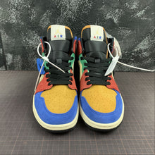 Cargar imagen en el visor de la galería, Air Jordan 1 Mid Fearless Blue Red Black CU2805-100