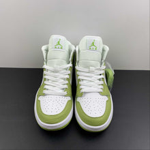 Cargar imagen en el visor de la galería, Air Jordan 1 Mid SE White Vivid Green-White (2022) DV2959-113