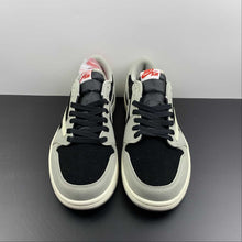 Cargar imagen en el visor de la galería, Air Jordan 1 Retro Low OG SP “Travis Scott” Black Gray Barb DM7866-712