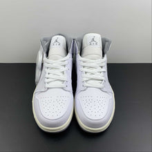 Cargar imagen en el visor de la galería, Air Jordan 1 Mid Neutral Grey White 554724-135