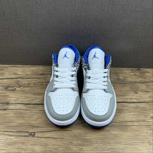 Cargar imagen en el visor de la galería, Air Jordan 1 Low White Grey-True Blue Black DM1199-140