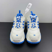 Cargar imagen en el visor de la galería, Balenciaga Tripe S x Adidas White Blue