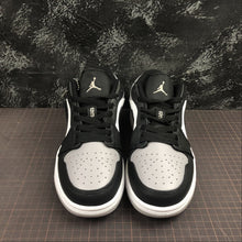 Cargar imagen en el visor de la galería, Air Jordan 1 Low White Atmosphere Grey-Black 553558-110