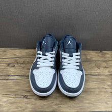 Cargar imagen en el visor de la galería, Air Jordan 1 Low Armory Navy White Black 553558-414
