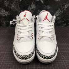 Cargar imagen en el visor de la galería, Air Jordan 3 Retro JTH NGR White White-Fire-Red-Black AV6683-160