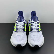Cargar imagen en el visor de la galería, Adidas UltraBoost 22 White Blue Yellow GZ7211