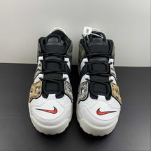 Cargar imagen en el visor de la galería, Air More Uptempo Animal White Black Leopard Print DZ4843-100