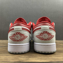 Cargar imagen en el visor de la galería, Air Jordan 1 Low Grey White Red DC6991-016
