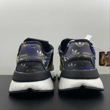 Cargar imagen en el visor de la galería, Adidas Nite Jogger Black Gold Blue FW6711
