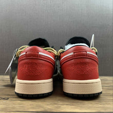 Cargar imagen en el visor de la galería, Air Jordan 1 Low Black Siren Red White DC0774-004