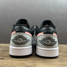 Cargar imagen en el visor de la galería, Air Jordan 1 Low Black Bleached Coral Grey Fog 553558-062