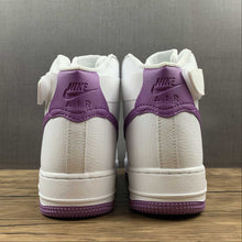 Cargar imagen en el visor de la galería, Air Force 1 High White Dark Orchid-White 334031-112