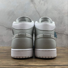 Cargar imagen en el visor de la galería, Air Jordan 1 Mid White Photon Dust Grey Fog DC9035-100