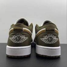 Cargar imagen en el visor de la galería, Air Jordan 1 Low SE Sail-White Light Olive DV0426-301
