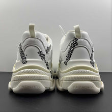 Cargar imagen en el visor de la galería, Balenciaga Tripe S Logotype White Black