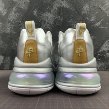 Cargar imagen en el visor de la galería, Air Max 270 React White White-Metallic Sliver CQ4597-110