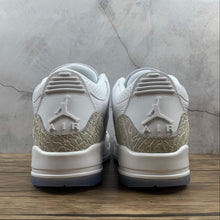 Cargar imagen en el visor de la galería, Air Jordan 3 Retro White White White 136064-111
