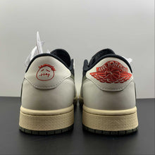Cargar imagen en el visor de la galería, Air Jordan 1 Retro Low OG SP “Travis Scott” Black White Army Green DZ4137-106