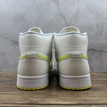Cargar imagen en el visor de la galería, Air Jordan 1 Mid SE Sail Lt Vltge Ylw ll-White (2021) DB2822-107