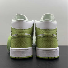 Cargar imagen en el visor de la galería, Air Jordan 1 Mid SE White Vivid Green-White (2022) DV2959-113