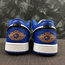 Cargar imagen en el visor de la galería, Air Jordan 1 Low Hyper Royal Orange Peel-White 553558-401