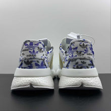 Cargar imagen en el visor de la galería, Adidas Nite Jogger White Grey Blue Gold FW6709