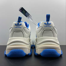 Cargar imagen en el visor de la galería, Balenciaga Tripe S x Adidas White Blue