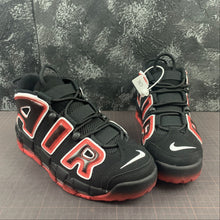 Cargar imagen en el visor de la galería, Air More Uptempo 96 Black White Laser Crimson CJ6129-001