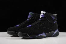 Cargar imagen en el visor de la galería, Air Jordan 7 Retro Ray Allen Bucks Blackfield Purple-Fir-Dark Steel Grey