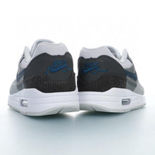 Cargar imagen en el visor de la galería, Air Max 1 City Pack London Gris Claro Gris Profundo Sleuth Azul