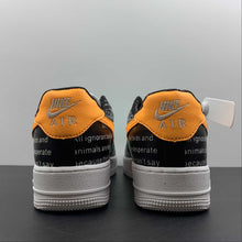 Cargar imagen en el visor de la galería, Air Force 1 07 Low White Black Raw Rubber Sole CI0057-100