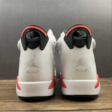 Cargar imagen en el visor de la galería, Air Jordan 6 Retro White Sharp Red 384664-123