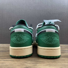 Cargar imagen en el visor de la galería, Air Jordan 1 Low White Stadium Green-Black 553558-129