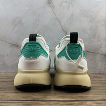 Cargar imagen en el visor de la galería, Adidas ZX 2K Boost Crystal White Grey One Hi-Res Green FX4172