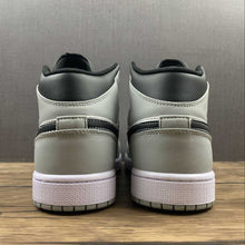 Cargar imagen en el visor de la galería, Air Jordan 1 Mid Lt Smoke Grey White Anthracite (2021) 554724-078