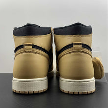 Cargar imagen en el visor de la galería, Air Jordan 1 Retro High OG Heirloom Vachetta Tan-Black-Sail 555088-202
