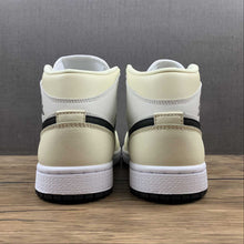 Cargar imagen en el visor de la galería, Air Jordan 1 Mid Coconut Milk Black (2021) BQ6472-121
