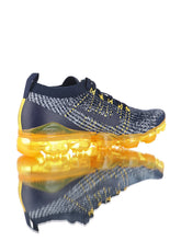 Cargar imagen en el visor de la galería, Air VaporMax Flyknit 3.0 Noche Azul Gris Blanco Brillante Naranja