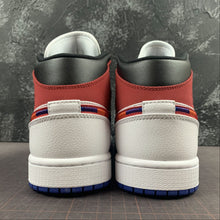 Cargar imagen en el visor de la galería, Air Jordan 1 Mid White Blue Gym Red 852542-146