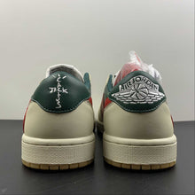 Cargar imagen en el visor de la galería, Air Jordan 1 Retro Low OG SP “Travis Scott” Black Green Barb DM7866-801