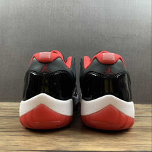 Cargar imagen en el visor de la galería, Air Jordan 11 Retro Low Black True Red-White 528895-012